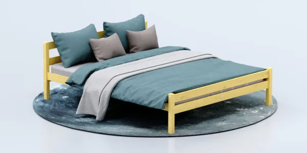 Кровать Савушка-09 полутороспальная 120х200, WOOD (без окрашивания) Кровать Савушка-09 полутороспальная 120х200, WOOD (без окрашивания)