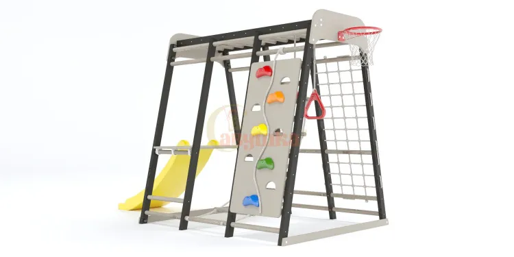 Детская игровая площадка Савушка Непоседа 2 nero-cappucino