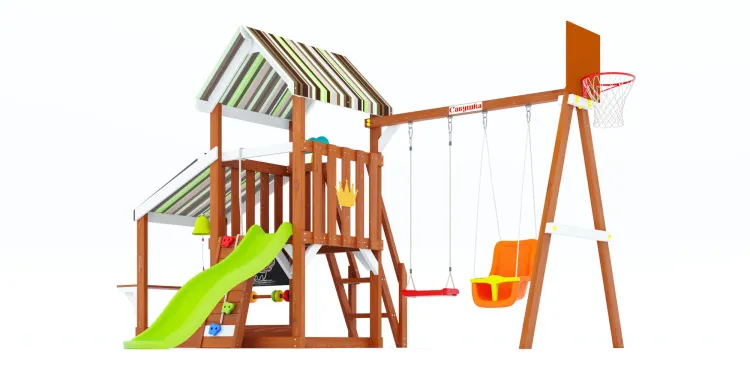 Детская площадка Савушка TooSun (Тусун) 10 (салатовый) Детская площадка Савушка TooSun (Тусун) 10 (салатовый)