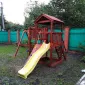 Детская площадка Савушка Мастер 2 с качелями Гнездо 1 метр