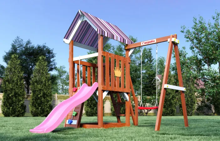 Детская площадка Савушка TooSun (Тусун) 15 (розовый)