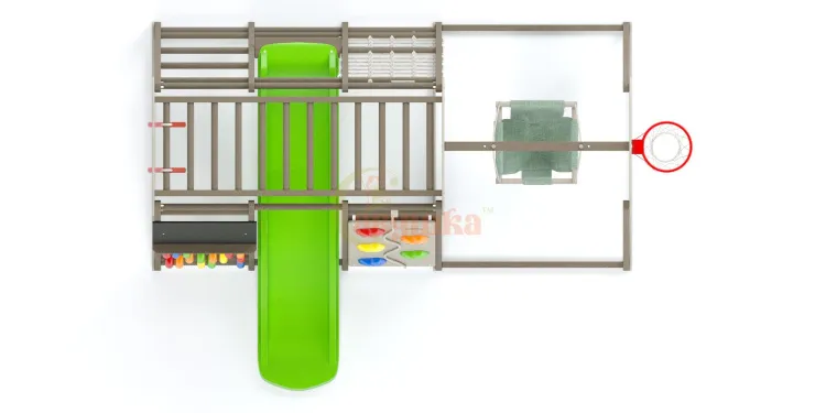 Детская игровая площадка Савушка Непоседа 9 shiitake