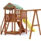 Детская площадка Савушка Мастер 1 (Махагон) Plus (горка 3 метра)