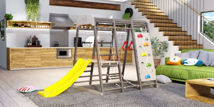 Детская игровая площадка Савушка Непоседа 2 shiitake