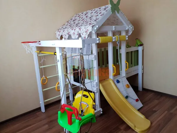 Игровой комплекс Савушка Baby 6 оливковый