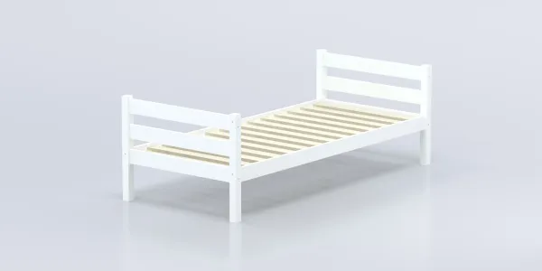 Кровать Савушка-01, 1-ярусная, 90х200, WHITE (белый) Кровать Савушка-01, 1-ярусная, 90х200, WHITE (белый)