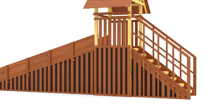 Зимняя горка Савушка Зима 4/2 с местом для хранения