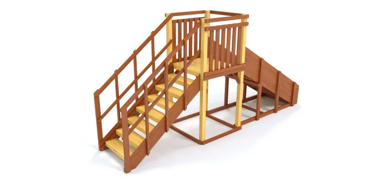 Зимняя горка Савушка Зима 2 (скат 3м)