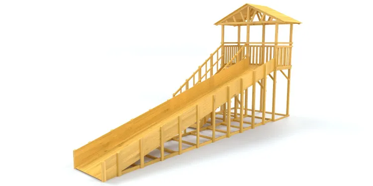 Зимняя горка Савушка Зима Wood 8/1