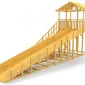 Зимняя горка Савушка Зима Wood 8/1