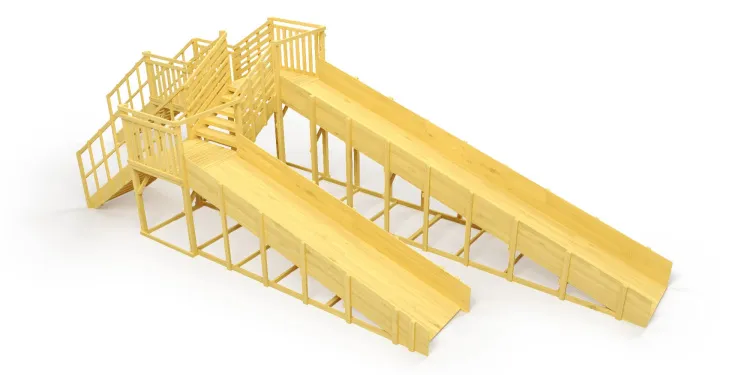 Зимняя горка Савушка Зима Wood 7/5