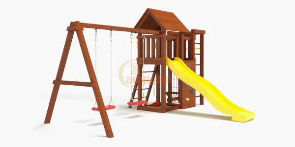 Детская площадка Савушка Мастер 10 (Махагон)