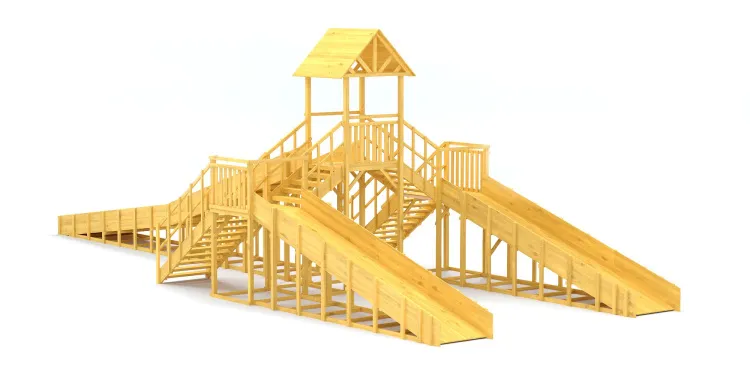 Зимняя горка Савушка Зима Wood 11 Зимняя горка Савушка Зима Wood 11