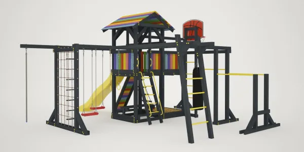 Детская площадка Савушка 2 (BLACK)