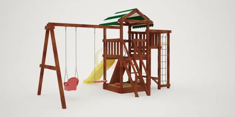 Детская площадка Савушка Мастер 3 (Махагон) 4 сезона Детская площадка Савушка Мастер 3 (Махагон) 4 сезона