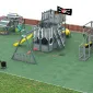 игровой городок савушка №5 (детские площадки, песочница, качели, мебель, кашпо)
