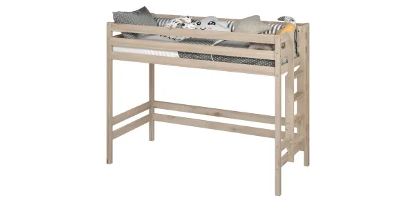 Кровать-чердак Савушка-02, 90х180, WOOD (без окрашивания)