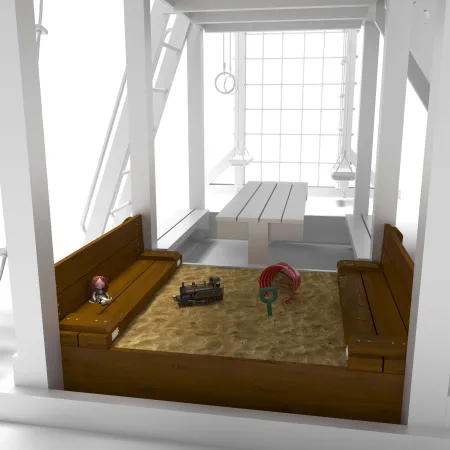 Крышка на песочницу для серии Савушка Большая Крышка на песочницу для серии Савушка Большая