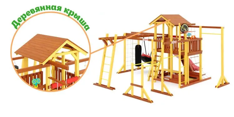 Детская площадка Савушка Семейная COMFORT