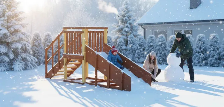 Зимняя горка Савушка Зима 1