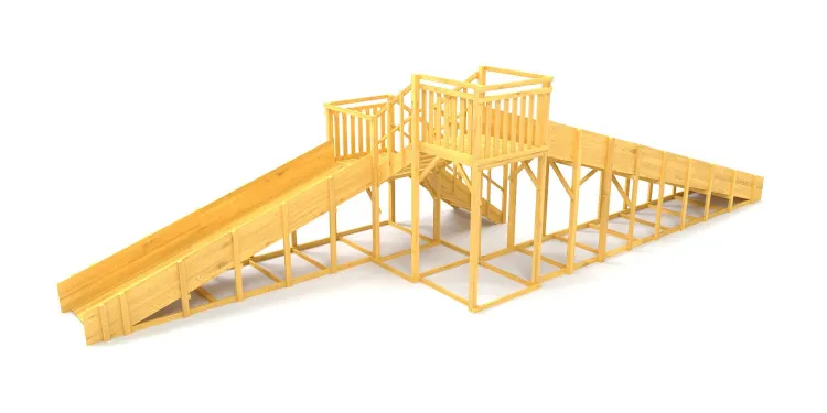 Зимняя горка Савушка Зима Wood 7/1