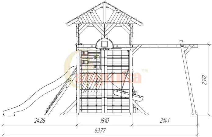 Детская площадка Савушка PlayHouse-3