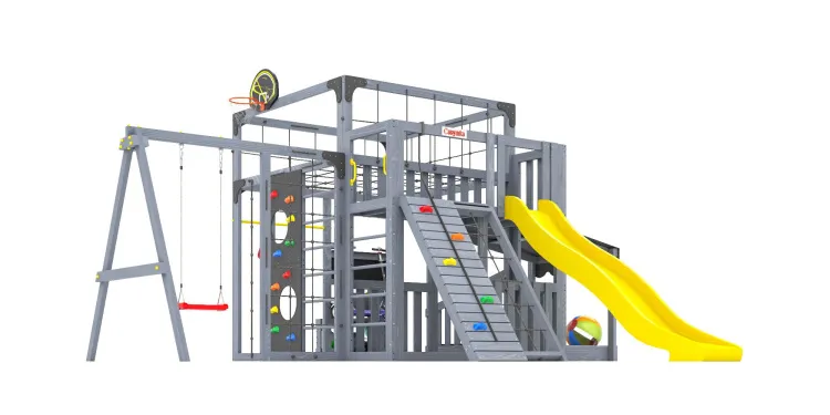 Детская площадка Савушка КУБ-5 (Серый)
