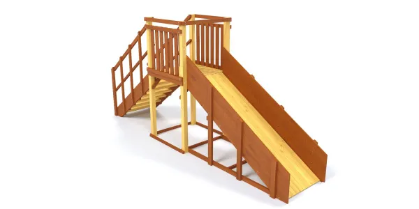 Зимняя горка Савушка Зима 2 (скат 3м)