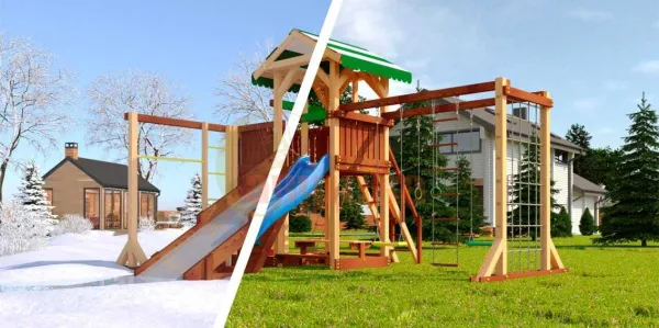 Детская площадка Савушка 4 Сезона 6 Детская площадка Савушка 4 Сезона 6