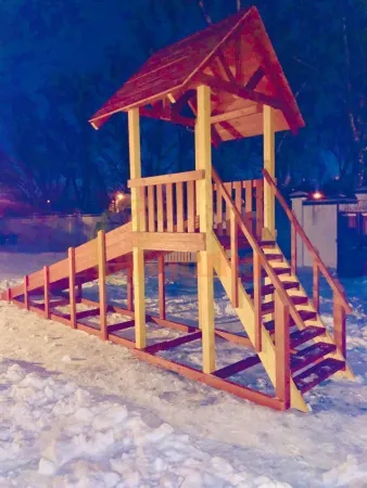 Зимняя горка Савушка Зима 5 (скат 5м)