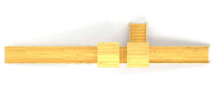 Зимняя горка Савушка Зима Wood 7/4