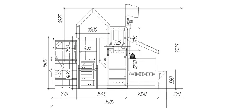 Детская площадка Савушка TooSun (Тусун) 14 (салатовый)