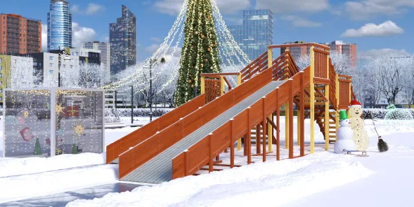 Зимняя горка Савушка Зима 7/5