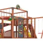 Детская площадка Савушка КУБ-5 (Махагон) с подушками