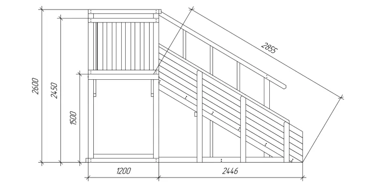 Зимняя горка Савушка Зима Wood 3 Зимняя горка Савушка Зима Wood 3