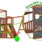 Детская площадка Савушка КУБ-5 (Махагон)