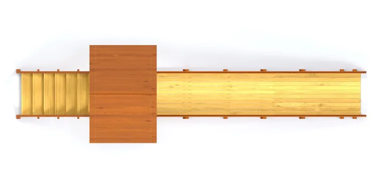 Зимняя горка Савушка Зима 5 (скат 5м)