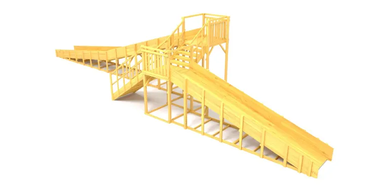Зимняя горка Савушка Зима Wood 9/1