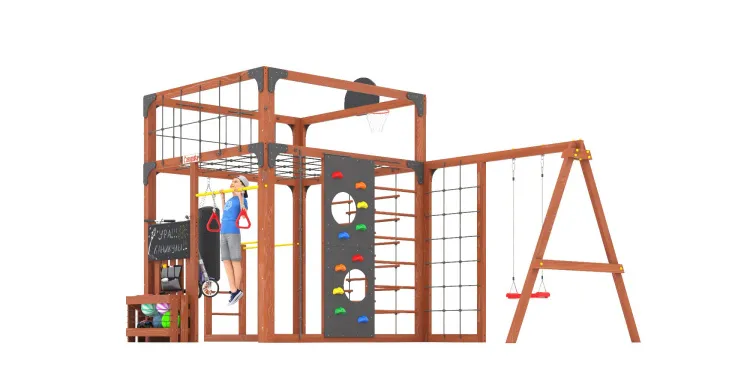 Детская площадка Савушка КУБ-6 (Махагон)