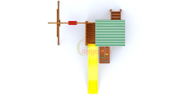 Детская площадка Савушка Мастер 1 (Махагон) Plus (горка 3 метра)