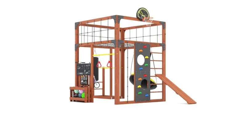 Детская площадка Савушка КУБ-1 (Махагон)