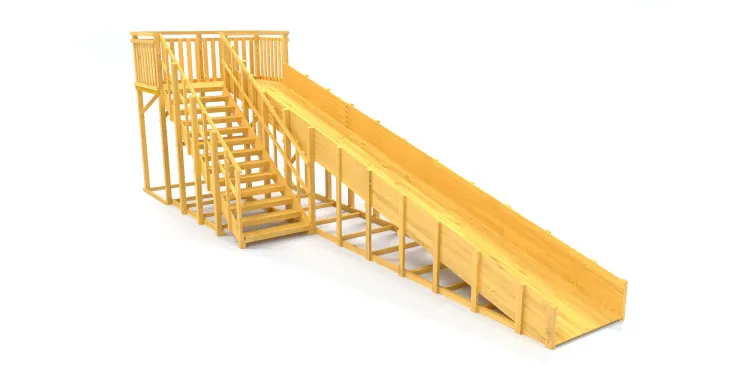 Зимняя горка Савушка Зима Wood 8