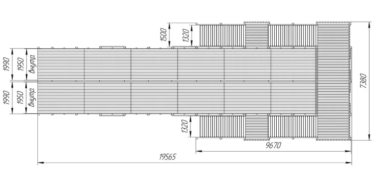 Зимняя горка Савушка Зима 12/1 с местом для хранения
