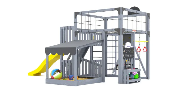 Детская площадка Савушка КУБ-5 (Серый)