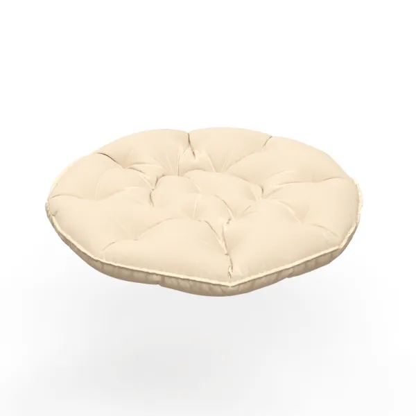 Подушка круглая непромокаемая двухсторонняя 60 см (Молочный)