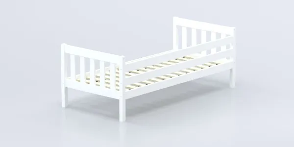 Кровать Савушка-06, 1-ярусная, 90х200, WHITE (белый) Кровать Савушка-06, 1-ярусная, 90х200, WHITE (белый)