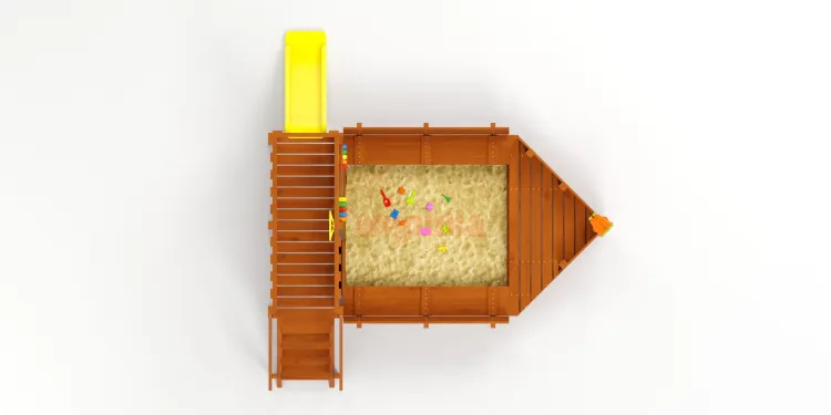 Игровой комплекс Песочный дворик Савушка-4 Игровой комплекс Песочный дворик Савушка-4