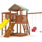 Детская площадка Савушка Мастер 3 (Махагон) Plus (горка 3 метра)