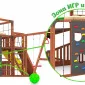 Детская площадка Савушка КУБ-5 (Махагон) с подушками