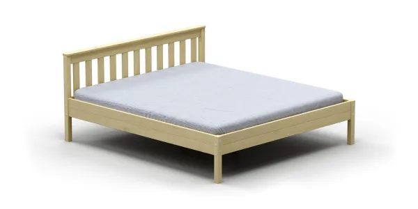 Кровать Савушка-10, 160х200, WOOD (без окрашивания)